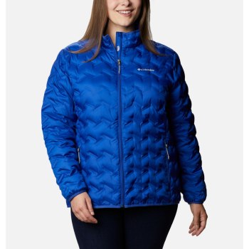 Columbia Jas Dames, Delta Ridge Down Plus Size Blauw, 35UZGHCXT